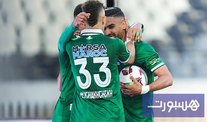الرجاء الرياضي يتجاوز شباب المسيرة بثنائية ويبلغ ثمن نهائي كأس العرش - هسبورت