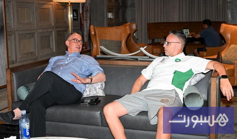 لقجع يزور مقر إقامة المنتخب المغربي في نيوجيرسي لدعم الأسود قبل "المونديال" - هسبورت
