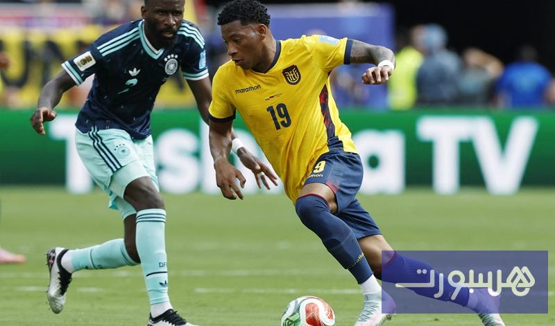الإكوادور تحقق انتصار مثيرا على ألمانيا بثنائية في كأس العالم - هسبورت
