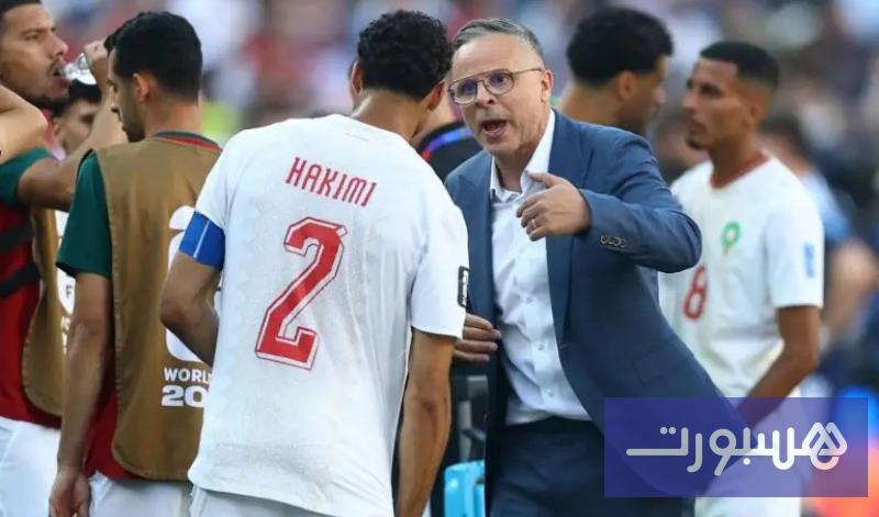 وهبي يدعم حكيمي بعد صافرات الاستهجان - هسبورت