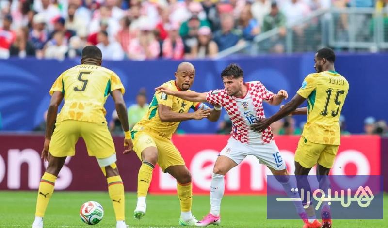 كرواتيا تنتزع وصافة المجموعة 12 في كأس العالم بفوز صعب على غانا - هسبورت