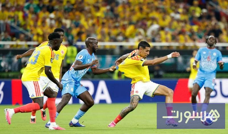 مونوز يواصل التسجيل ويقود كولومبيا لدور الـ32 في كأس العالم عبر بوابة الكونغو - هسبورت