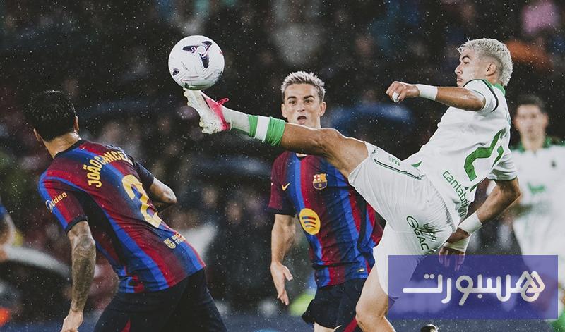 برشلونة يكتسح سانتاندير ويتصدر الدوري الإسباني.. والزابيري يواصل هز الشباك - هسبورت