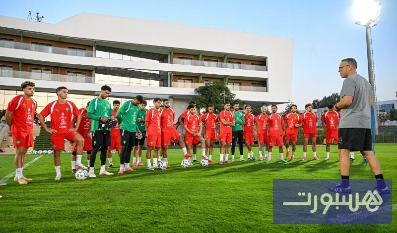 مكتمل الصفوف.. المنتخب المغربي يواصل استعداداته لمواجهة الغابون - هسبورت