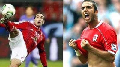 أبو تريكة وميدو في مباراة خيرية بمكة