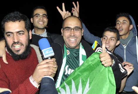 ليلة "خضراء" بأكادير وشغب يرافق الاحتفالات بفوز الرجاء