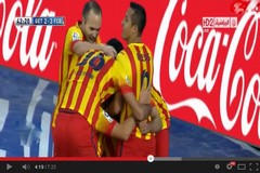 برشلونة يسحق خيتافي