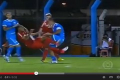 أعنف تهور للاعب كرة