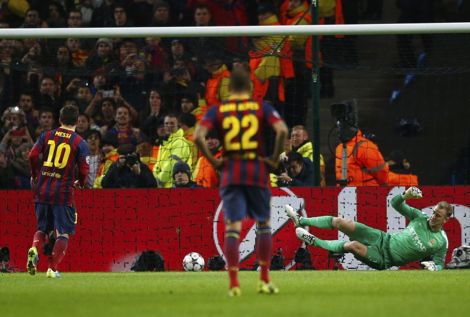 برشلونة أكثر الفرق الذي كبد خصومه ركلات جزاء بدوري الأبطال