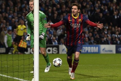 رقم قياسي جديد لميسي في دوري أبطال أوروبا
