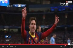 هزيمة السيتي أمام برشلونة