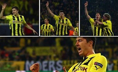 دورتموند يفقد ليفاندوفيسكي وشميلزر أمام ريال مدريد