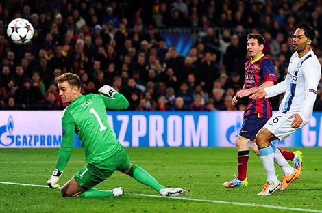 برشلونة يطيح بمانشستر سيتي من دوري أبطال أوروبا