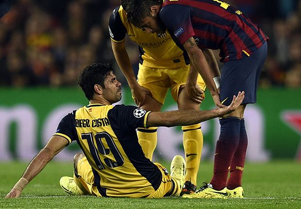 أتلتيكو يتمسك بالأمل في تواجد كوستا أمام برشلونة