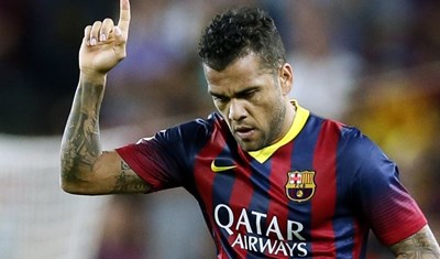 ألفيش لزملائه: "برشلونة حتى الموت وما بعده"