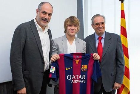 برشلونة يضم أصغر دولي كرواتي حتى عام 2019
