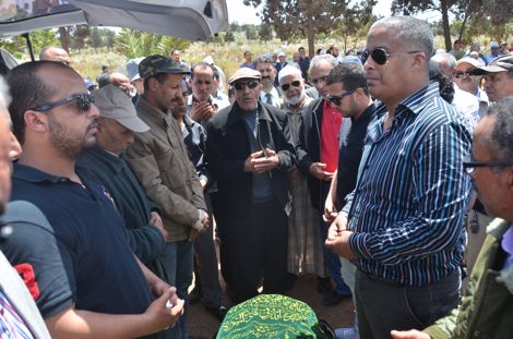 تشييع جثمان محمد بوعبيد أحد رواد الصحافة الرياضية بالمغرب
