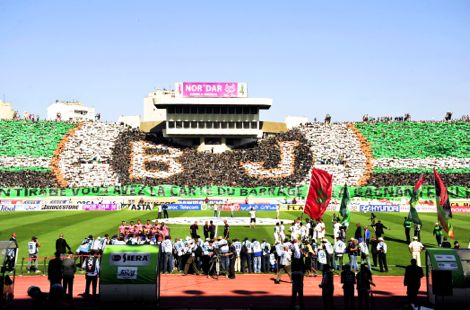 تيفو الرجاء أمام "الماط" يُتوج في المرتبة الأولى عالمياً