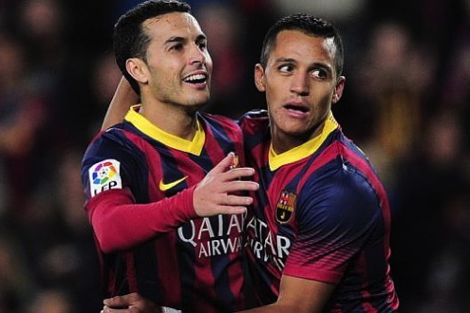 آرسنال يُخطط لـ"خطف" بيدرو وسانشيز من برشلونة