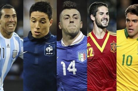 10 نجوم سيتابعون مونديال البرازيل أمام شاشة التلفاز