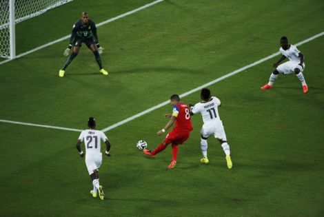 فيفا يحتسب هدف أمريكا في مرمى غانا في الثانية 30