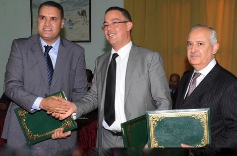 توقيع شراكة لدعم عصبة الصحراء لكرة القدم بـ 12 مليون درهم