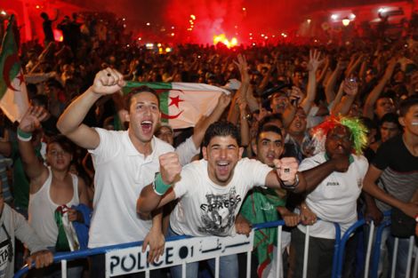 ليلة بيضاء في الجزائر بعد الإنجاز التاريخي لـ"محاربي الصحراء"