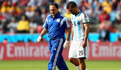 الأرجنتين تخسر أغويرو أمام سويسرا