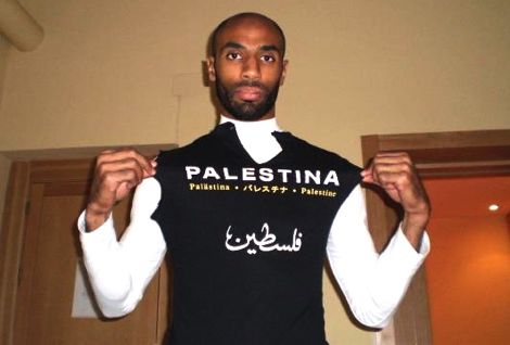 كانوتيه: يشجب العدوان الإسرائيلي ويكتب "الحرية لفلسطين"