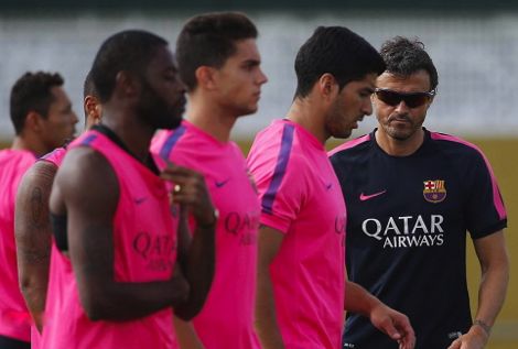 سواريز يلعب مع برشلونة لأول مرة اليوم الإثنين