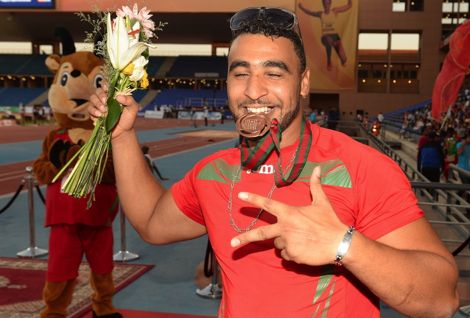 مصطفى محمد يحرز ذهبية لمصر في بطولة أفريقيا للقوى