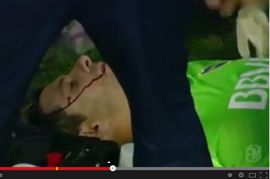 جماهير روزاريو تصيب حارس بوكا جونيورز