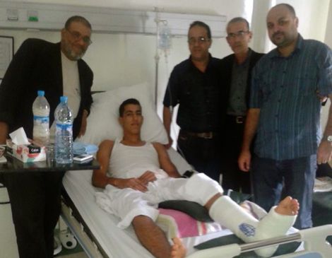 نجاح العملية الجراحية للاعب جواد اليميق