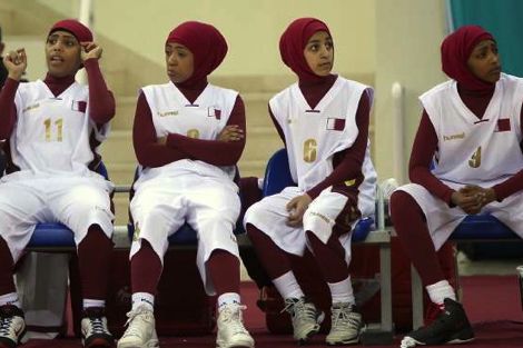 انسحاب منتخب قطر للسيدات من الألعاب الأسيوية لمنعهن من الحجاب