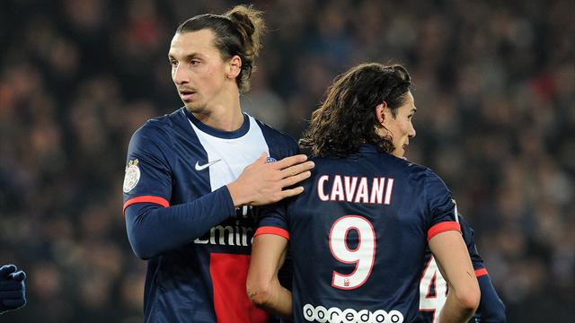 كافاني يتمنى تغيير خطة لعب الـ PSG ليرتاح مع إبرا