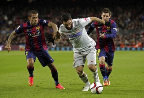 برشلونة يقترب من نصف نهائي كأس ملك إسبانيا بهدف لميسي