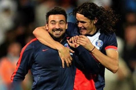 سان جيرمان بعاقب مهاجميه كافاني ولافتزي بسبب المغرب