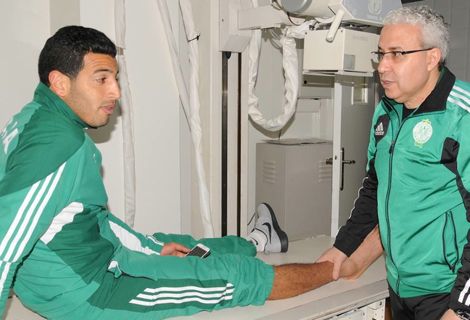الرّجاء يفتقد خدمات شَاغو لأسبُوعين للإصَابة