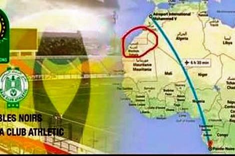 الرجاء يخلُق أزمةً بنشره خريطَة المغرب مبتورةً من صَحرائه