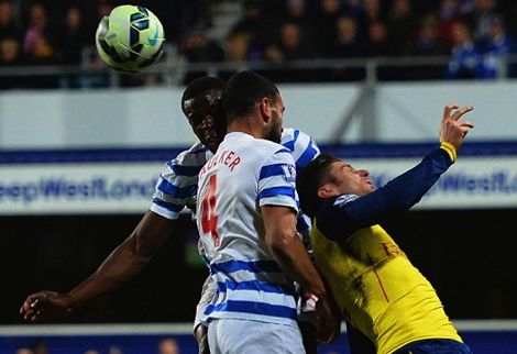 لاعب QPR يتعرض لتشوه في الوجه خلال مباراة غاب عنها تاعرابت‎