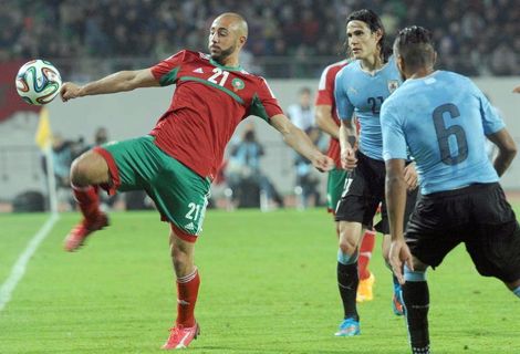 أمرابط: فخور بمستوى المنتخب واستمراري مع ملقا بيد الفريق‎