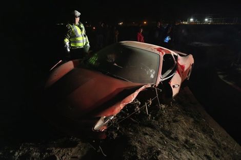 اعتقال فيدال للقيادة تحت تأثير الكحول بعد حادث سير مروع