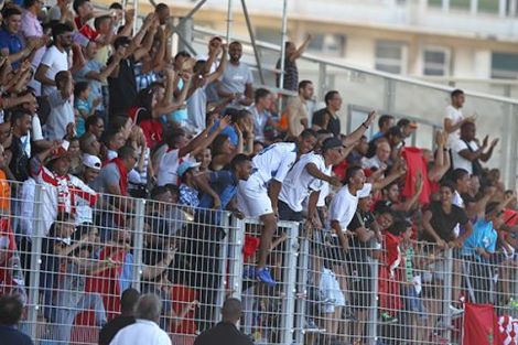 احتفال مغاربة فرنسا بالأولمبي