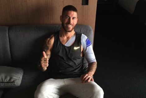 إصابة سيرخيو راموس بخلع في كتفه الأيسر تبعده عن الملاعب