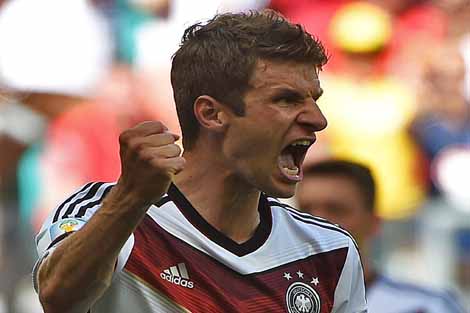 ثنائية مولر تقرب ألمانيا من التأهل ليورو 2016