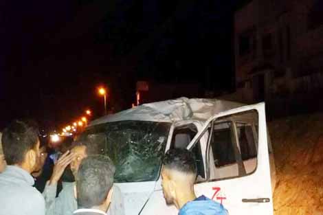 حادث يخلف إصابة 5 من مشجعي اتحاد طنجة