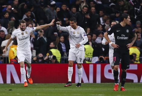 ناتشو يغتال باريس ويقود ريال مدريد إلى دور الستة عشر