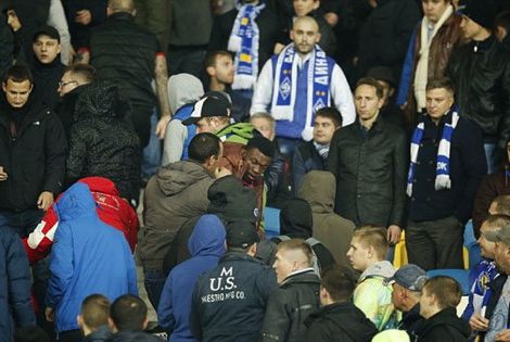 الـ UEFA تصدرعقوبات ضد دينامو كييف بسبب تصرفات عنصرية