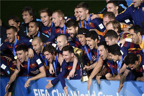 برشلونة يهيمن على الكرة العالمية في 2015