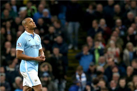 إصابة كومباني تفسد فرحة مانشستر سيتي
